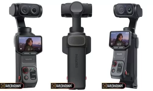 Insta360 Luna Ultra mit dualer 8K-Kamera und abnehmbarem Display geleakt