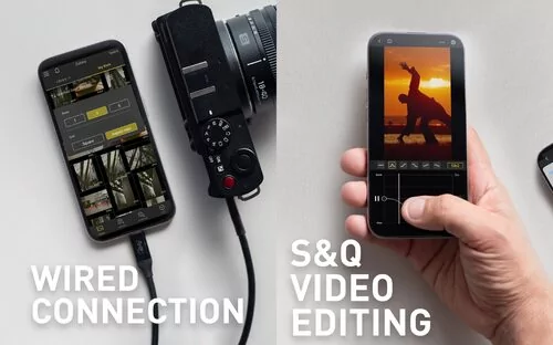 Panasonic LUMIX Lab App 3.0.0 - Data via cable and S&Q video editing