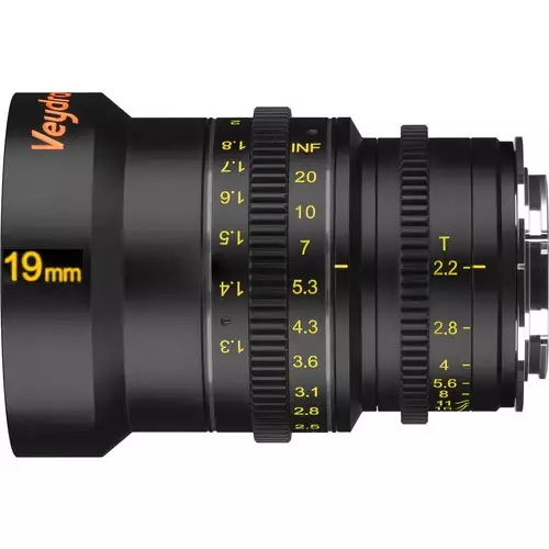 Das Veydra 19mm T2.2-Weitwinkel fr Sony E-Mount und MFT 