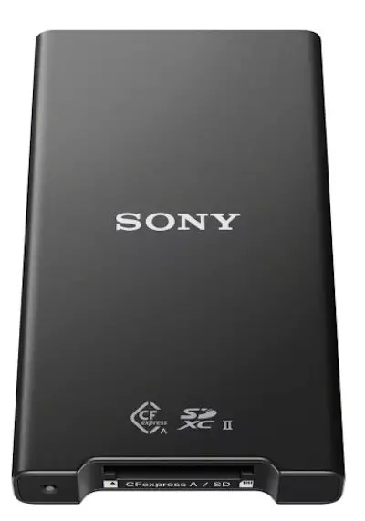 Sony MRW-G2 card reader for SD cards and CFexpress type A cards