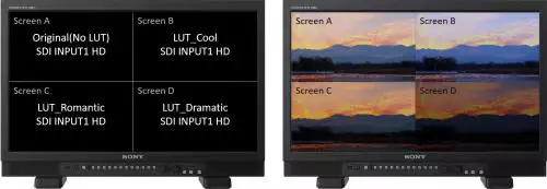 Sony PVM-X2400 Quad-View