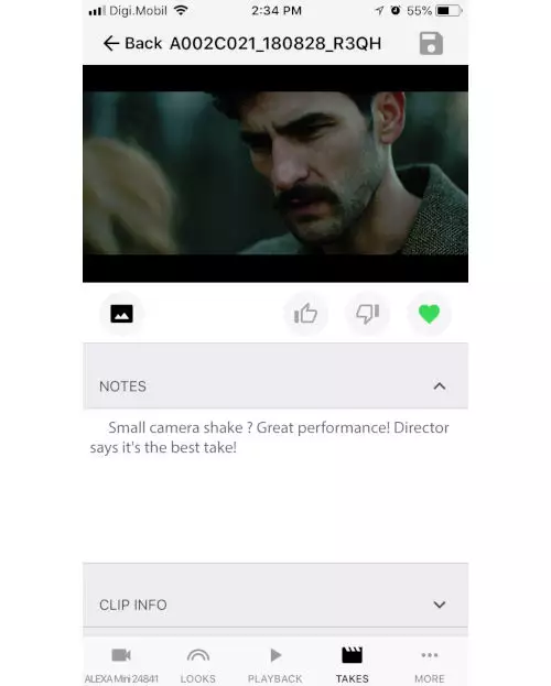 CineGizmo CineTakes fr iOS 