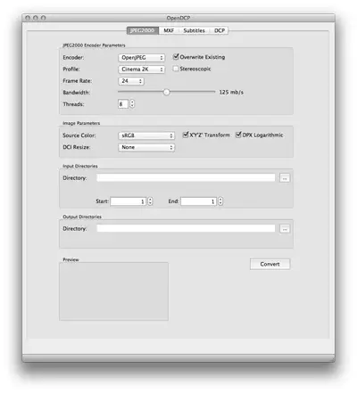OpenDCP Screen