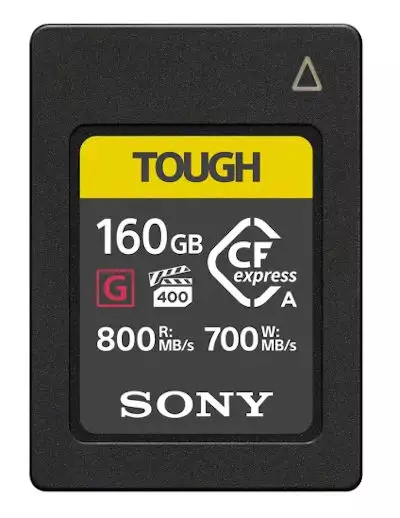 Sony kndigt weltweit erste CFexpress 2.0 Typ A Speicherkarte fr Sony A7s III an