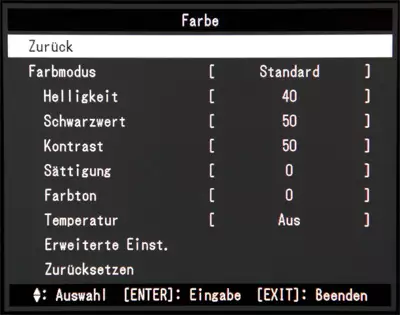 Farbeinstellungen