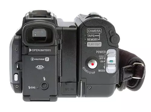 Versenkt - Das neue Akkufach der DCR-HC1000