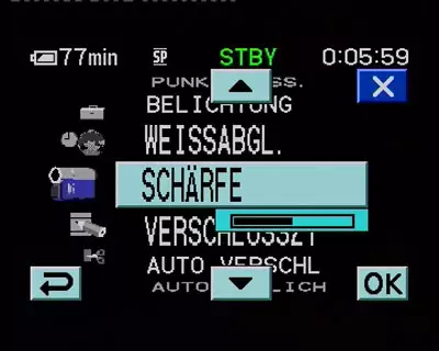 Verspielt - Das Grundmenü der HC1000