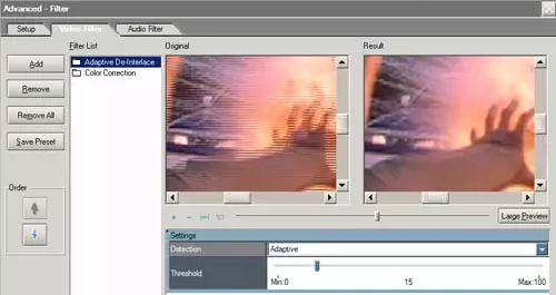 Der Adaptive Deinterlace Filter