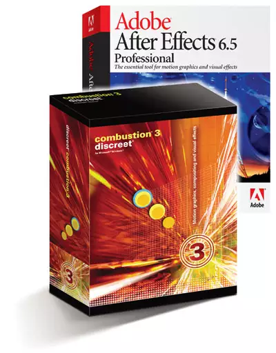 discreet Combustion 3 vs. Adobe After Effects 6.5 : header