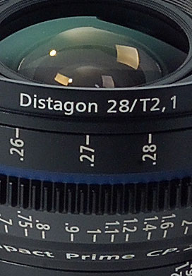Hier ein Zeiss Compact Prime 28 mm T2.1