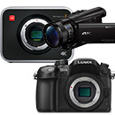 Video-Shootout: Panasonic GH4, Blackmagic Design 4K und Sony AX-100