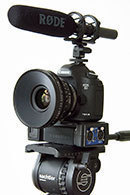 Canon 5D Mark III Video-DSLR im One-Man Interview-Setup 