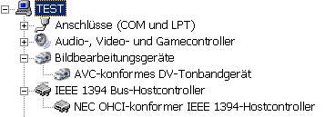 Canopus ACEDVio : 03 Geraetemanager fertig