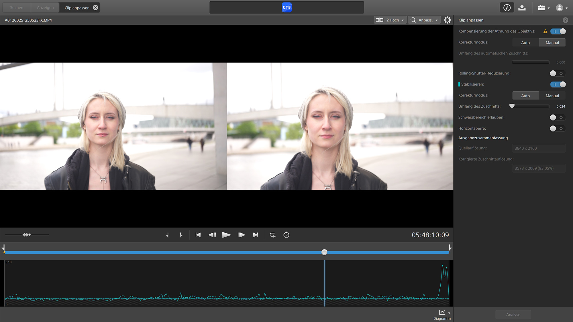Sony FX2 Gyro-Daten in Catalyst Browse nutzbar