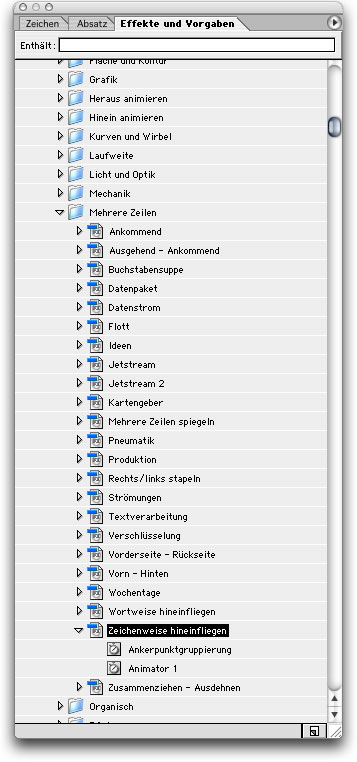 After Effects 6.5 Tip: Typo Galerie : Bild4