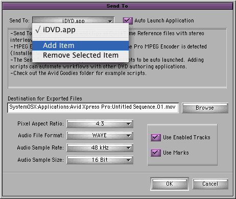 Ohne ReelDVD aber mit iDVD: ExpressPro am Mac