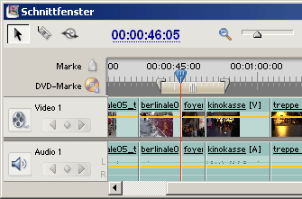 Hier wurde für eine Testenkodierung ein kleiner Arbeitsbereich definiert.