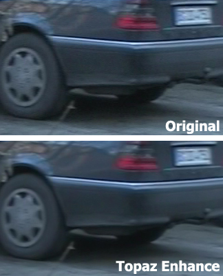 Der Unterschied zwischen Topaz" Super-Resolution und bikubischer Interpolation ist gleich null.