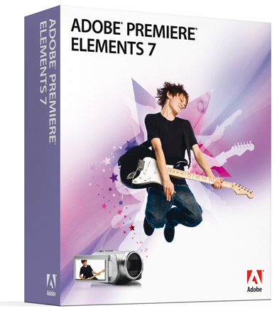 Die 100 Euro Liga der Schnittprogramme Teil 2 - Adobe Premiere Elements 7 : Premiere boxshot slcm