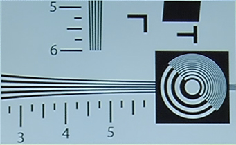 ISO-Testchart Panasonic AG-HPX301