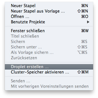 Per Drag&Drop Encodings automatisch starten