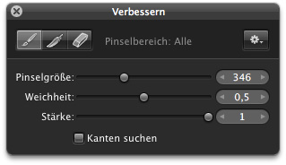 Kleiner Schalter mit großer Wirkung – die neuen verlustfreien Pinsel in Aperture 3