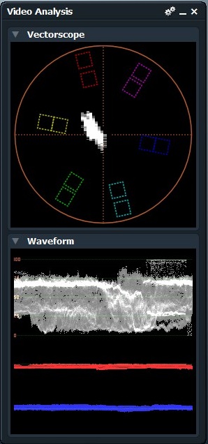 Sogar Messinstrumente wie Vektorskope und Waveform-Monitor sind mit dabei.